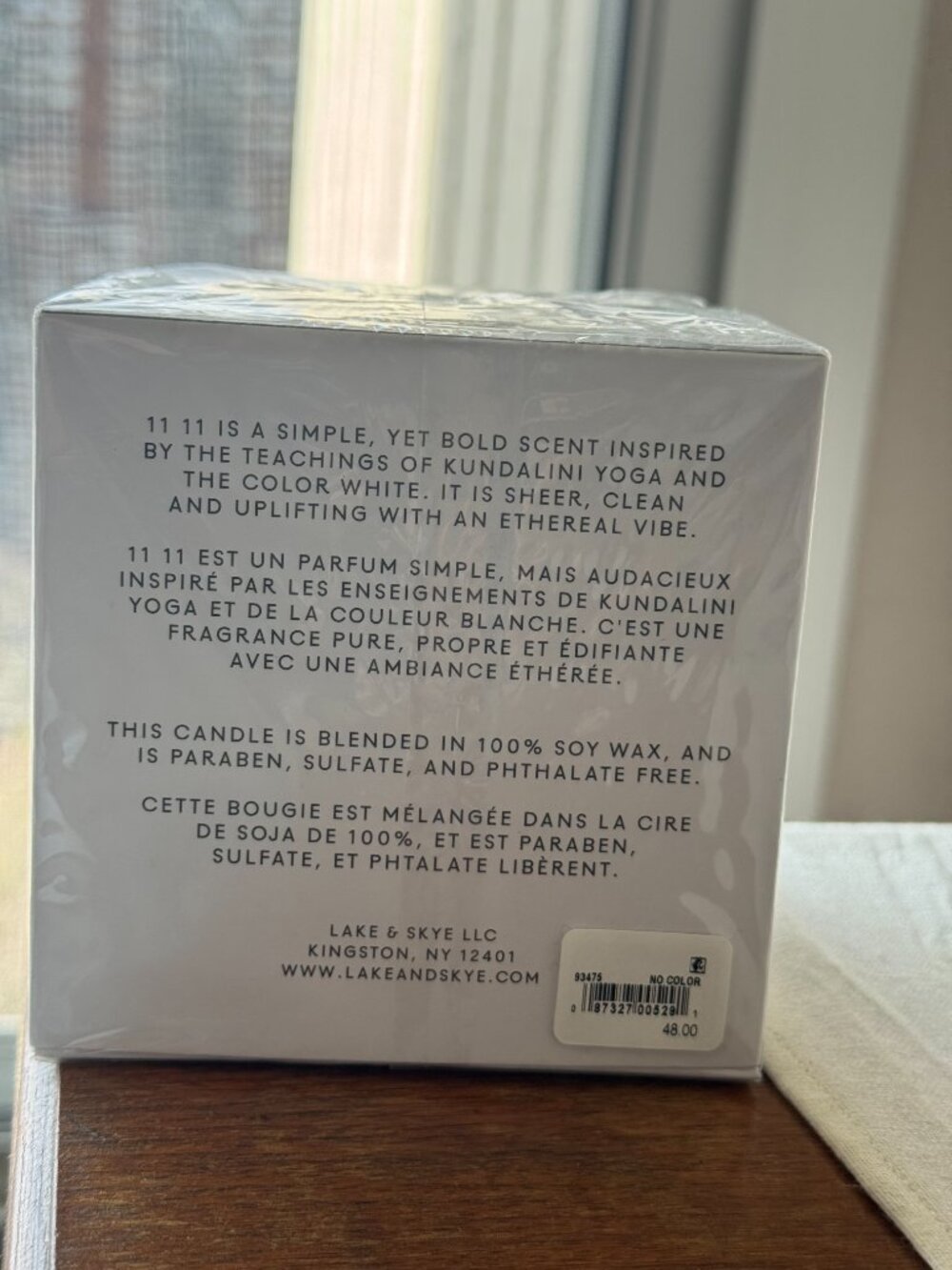Lake & Sky 11 11 Candle NIB Unopened - Picture 6 of 6